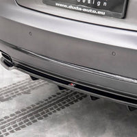 Maxton Design - CENTRAL REAR SPLITTER (VERTICAL BARS) AUDI A8 D4 FACELIFT (2013-2017)