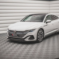Maxton Design - Front Splitter V.2 Volkswagen Arteon R-Line Sedan / Shooting Brake Mk1 Facelift