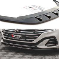 Maxton Design - Front Splitter V.2 Volkswagen Arteon R-Line Sedan / Shooting Brake Mk1 Facelift