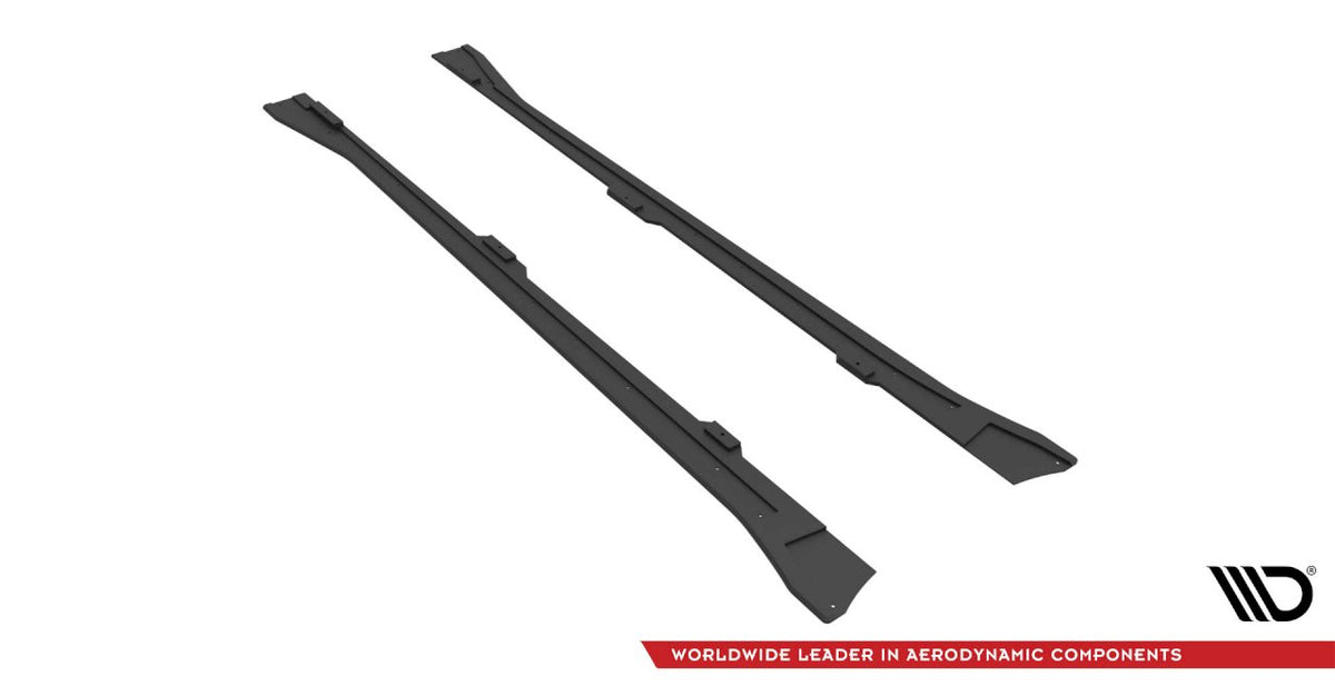 Maxton Design - Street PRO Side Skirt Diffusers V.1 Volkswagen Arteon R/ R-Line Sedan / Shooting Brake Mk1 Facelift