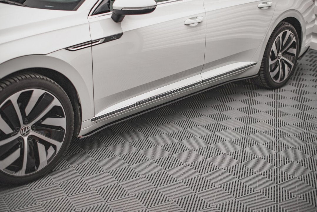 Maxton Design - Street PRO Side Skirt Diffusers V.1 Volkswagen Arteon R/ R-Line Sedan / Shooting Brake Mk1 Facelift