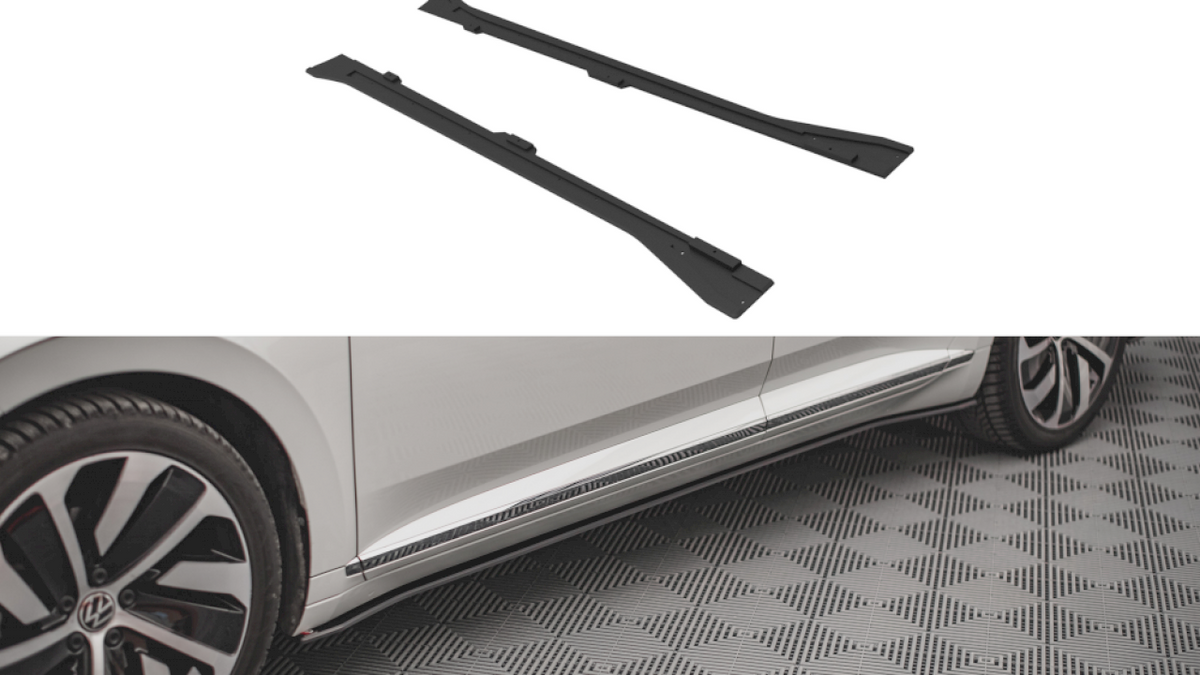 Maxton Design - Street PRO Side Skirt Diffusers V.1 Volkswagen Arteon R/ R-Line Sedan / Shooting Brake Mk1 Facelift