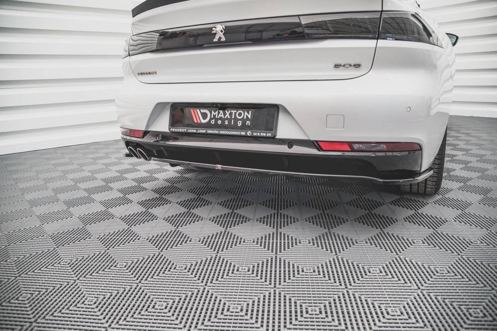 Maxton Design - CENTRAL REAR SPLITTER (VERTICAL BARS) PEUGEOT 508 GT-LINE MK2 (2018-)