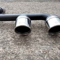 Maxton Design - EXHAUST TIPS VW POLO MK5 (6R) FITS WITH DOUBLE MIDDLE EXHAUST REAR VALANCE
