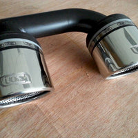 Maxton Design - EXHAUST TIPS VW POLO MK5 (6R) FITS WITH DOUBLE MIDDLE EXHAUST REAR VALANCE