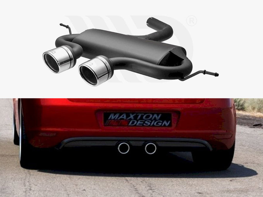 Maxton Design - EXHAUST MUFFLER FOR VOLKSWAGEN GOLF MK5/ GOLF MK6