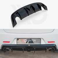 Maxton Design - REAR VALANCE ALFA ROMEO GIULIETTA FACELIFT (EXHAUST ON BOTH SIDES VERSION) (2016-2020)