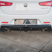 Maxton Design - REAR VALANCE ALFA ROMEO GIULIETTA FACELIFT (EXHAUST ON BOTH SIDES VERSION) (2016-2020)