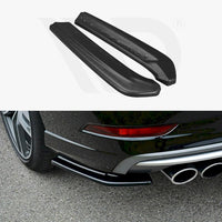 Maxton Design - REAR SIDE SPLITTERS AUDI S3 / A3 S-LINE 8V FL SEDAN