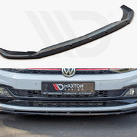 Maxton Design - Front Splitter V.1 Volkswagen Polo GTI / R-Line Mk6 (2017-2021)