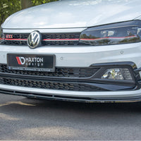 Maxton Design - Front Splitter V.1 Volkswagen Polo GTI / R-Line Mk6 (2017-2021)
