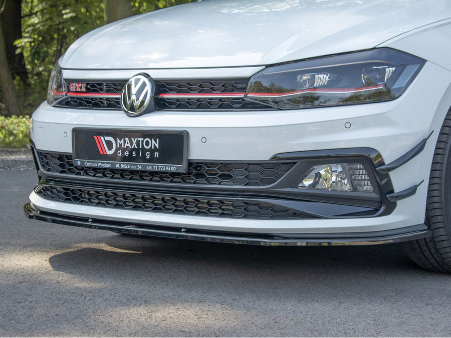 Maxton Design - Front Splitter V.1 Volkswagen Polo GTI / R-Line Mk6 (2017-2021)