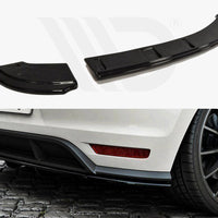 Maxton Design - Rear Splitter (Vertical Bars) Volkswagen Polo GTI Mk5 Facelift (2014-2017)