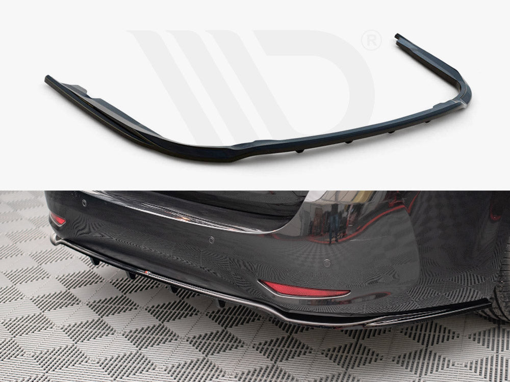 Maxton Design - CENTRAL REAR SPLITTER (VERTICAL BARS) TOYOTA AVENSIS MK3.5 (2015-2018)
