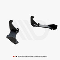 Maxton Design - STREET PRO REAR SIDE SPLITTERS + FLAPS VW GOLF 7 R FACELIFT (2017-2020)