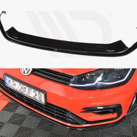 Maxton Design - FRONT SPLITTER V.7 VW GOLF 7 R / R-LINE FACELIFT