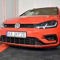 Maxton Design - FRONT SPLITTER V.7 VW GOLF 7 R / R-LINE FACELIFT