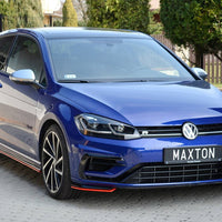 Maxton Design - Front Side Splitters Volkswagen Golf R / R-Line Mk7 Facelift