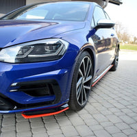 Maxton Design - Front Side Splitters Volkswagen Golf R / R-Line Mk7 Facelift