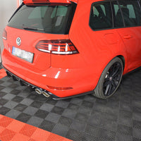 Maxton Design - REAR SIDE SPLITTERS V.1 VW GOLF 7 R VARIANT FACELIFT