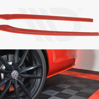 Maxton Design - REAR SIDE SPLITTERS V.2 VW GOLF 7 R VARIANT FACELIFT