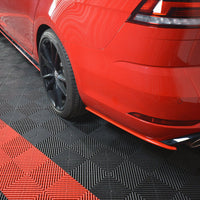 Maxton Design - REAR SIDE SPLITTERS V.2 VW GOLF 7 R VARIANT FACELIFT