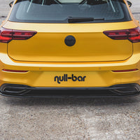 Maxton Design - CENTRAL REAR SPLITTER VW GOLF MK8 (2020-)