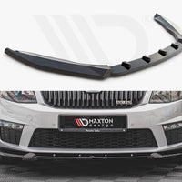 Maxton Design - FRONT SPLITTER V.3 SKODA OCTAVIA RS MK3 (2013-2016)