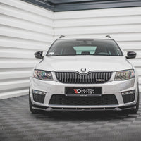 Maxton Design - FRONT SPLITTER V.3 SKODA OCTAVIA RS MK3 (2013-2016)
