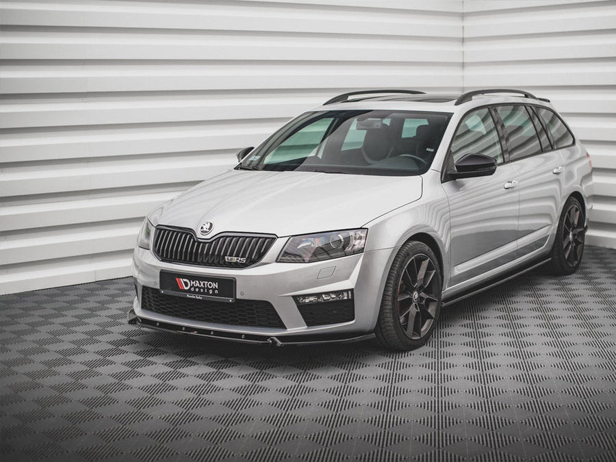 Maxton Design - FRONT SPLITTER V.3 SKODA OCTAVIA RS MK3 (2013-2016)