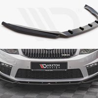 Maxton Design - FRONT SPLITTER V.4 SKODA OCTAVIA RS MK3 (2013-2016)