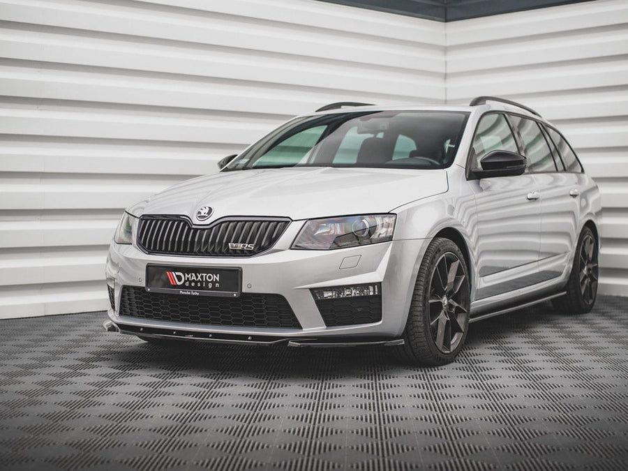 Maxton Design - FRONT SPLITTER V.4 SKODA OCTAVIA RS MK3 (2013-2016)