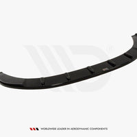 Maxton Design - FRONT SPLITTER SKODA SUPERB II (FOR SPORT FRONT BUMPER SPOILER)