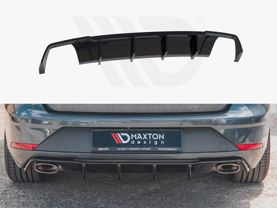 Maxton Design - REAR VALANCE V2 SEAT LEON MK3.5 CUPRA ESTATE (2017-2019)