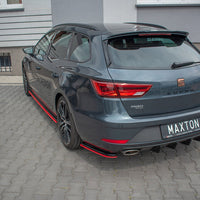 Maxton Design - REAR SIDE SPLITTERS V2 SEAT LEON MK 3.5 CUPRA ST (2017-)