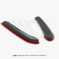 Maxton Design - REAR SIDE SPLITTERS V2 SEAT LEON MK 3.5 CUPRA ST (2017-)
