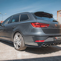 Maxton Design - Rear Side Splitters V.3 Seat Leon Cupra Mk3 FL Sportstourer (2017-2019)