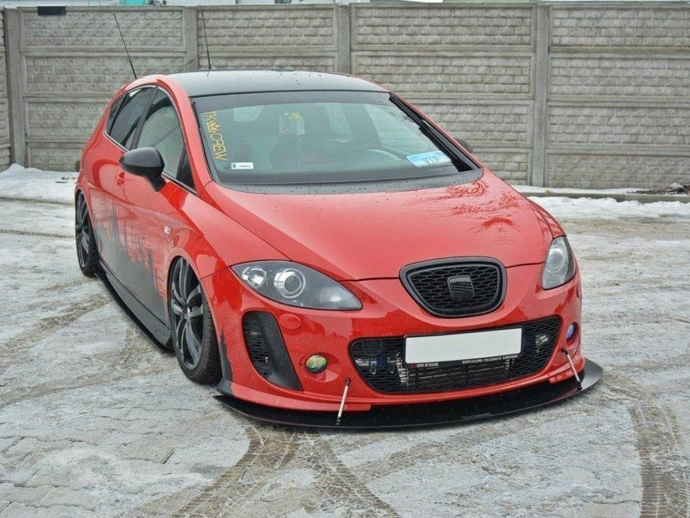 Maxton Design - FRONT RACING SPLITTER V.1 SEAT LEON MK2 MS DESIGN