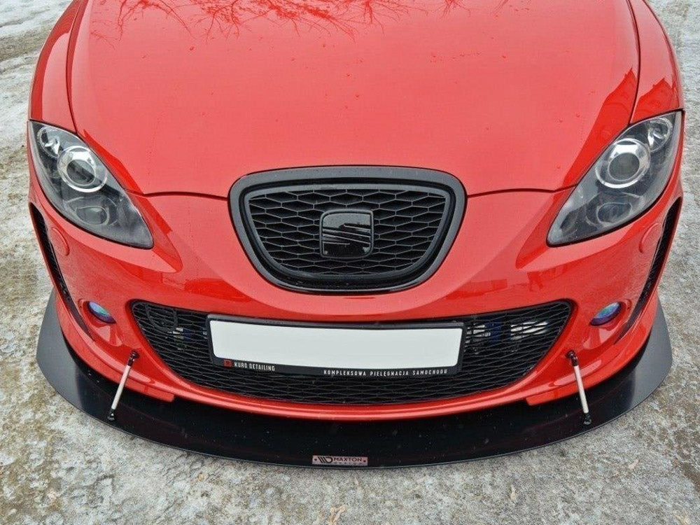 Maxton Design - FRONT RACING SPLITTER V.1 SEAT LEON MK2 MS DESIGN