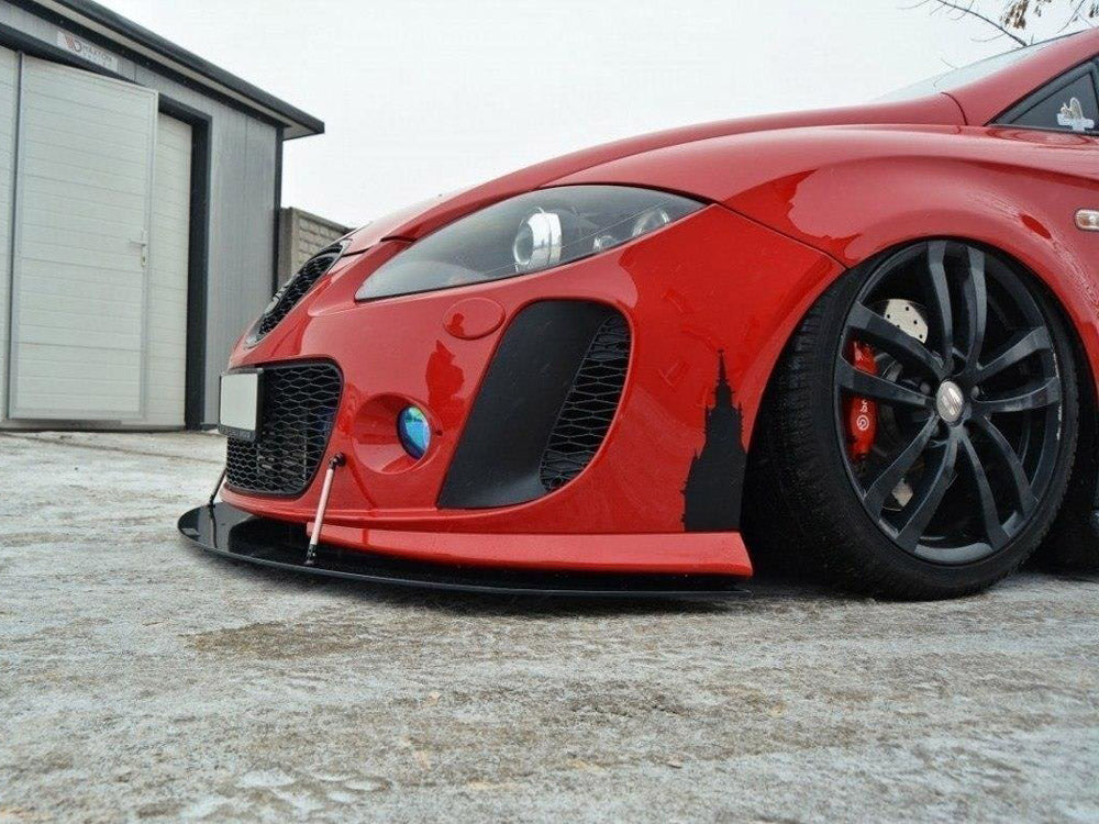 Maxton Design - FRONT RACING SPLITTER V.1 SEAT LEON MK2 MS DESIGN