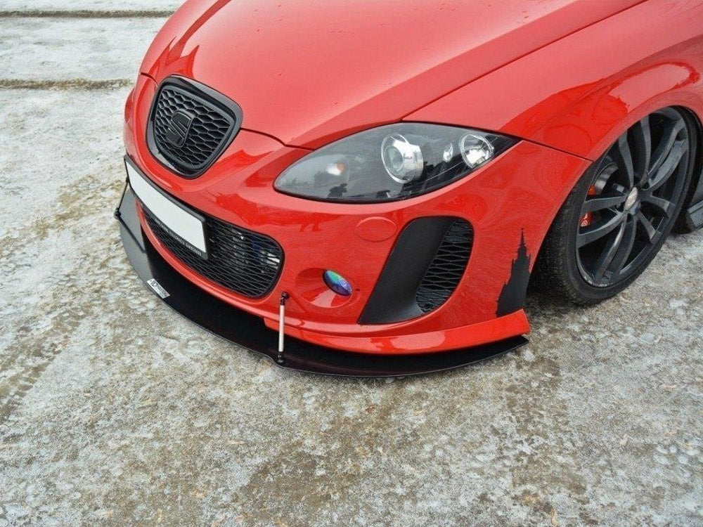 Maxton Design - FRONT RACING SPLITTER V.2 SEAT LEON MK2 MS DESIGN