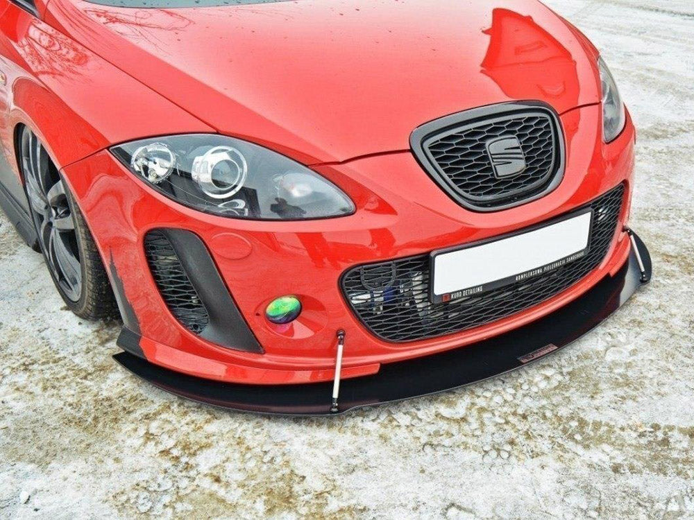 Maxton Design - FRONT RACING SPLITTER V.2 SEAT LEON MK2 MS DESIGN