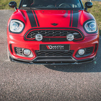 Maxton Design - FRONT SPLITTER V2 MINI COUNTRYMAN MK2 F60 JCW (2018-2020)