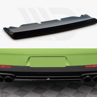 Maxton Design - CENTRAL REAR SPLITTER DODGE CHALLENGER SRT HELLCAT WIDEBODY MK3