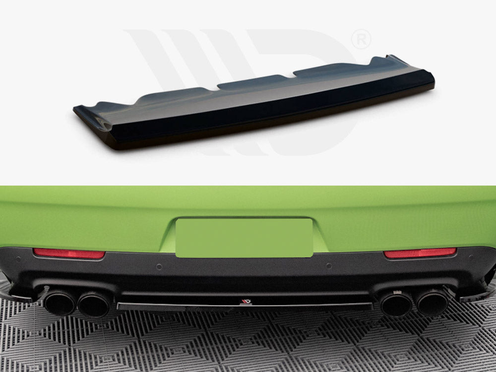 Maxton Design - CENTRAL REAR SPLITTER DODGE CHALLENGER SRT HELLCAT WIDEBODY MK3