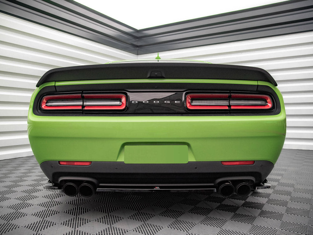 Maxton Design - CENTRAL REAR SPLITTER DODGE CHALLENGER SRT HELLCAT WIDEBODY MK3