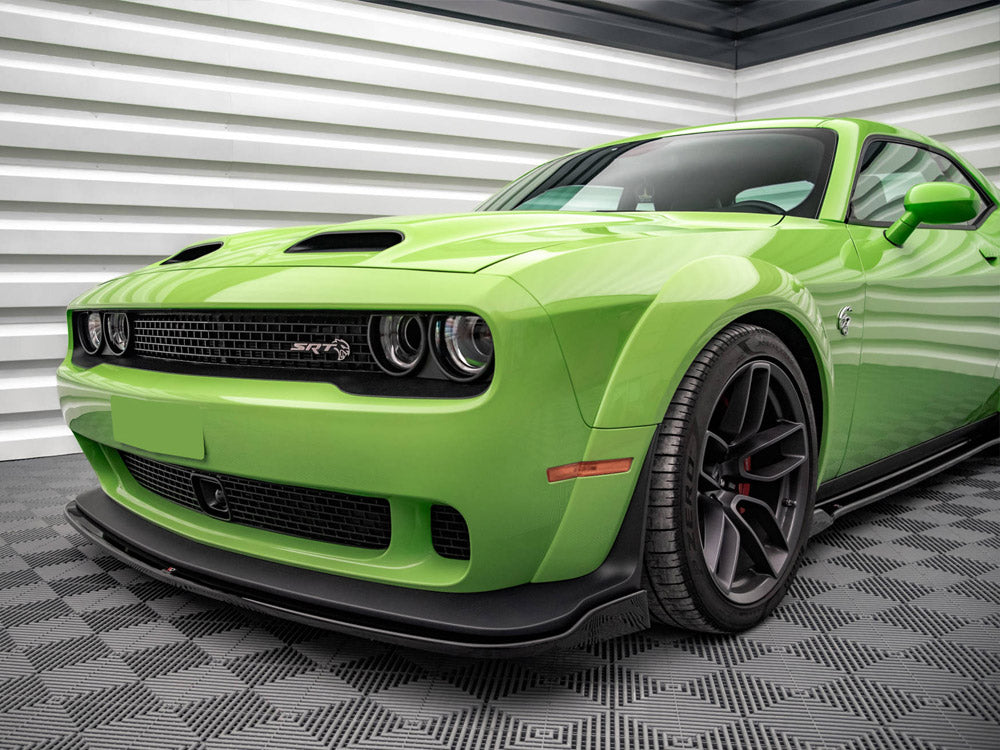 Maxton Design - FRONT SPLITTER DODGE CHALLENGER SRT HELLCAT WIDEBODY MK3