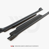 Maxton Design - SIDE SKIRTS DIFFUSERS DODGE CHALLENGER SRT HELLCAT WIDEBODY MK3
