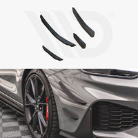 Maxton Design - FRONT BUMPER WINGS (CANARDS) HYUNDAI I30 N HATCHBACK/FASTBACK MK3 FACELIFT (2020-)