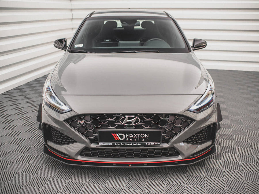 Maxton Design - FRONT BUMPER WINGS (CANARDS) HYUNDAI I30 N HATCHBACK/FASTBACK MK3 FACELIFT (2020-)